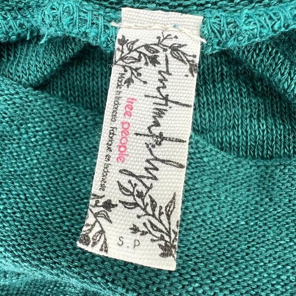 Intimately Free People Women Size Small Green No Limits Layering Top - Picture 6 of 10